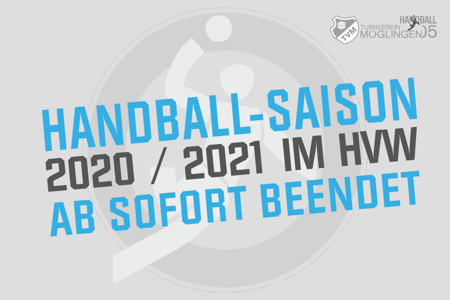 HVW, SHV und BHV beenden Handballsaison 20/21