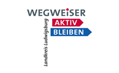 Logo: Wegweiser aktiv bleiben Landkreis Ludwigsburg